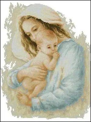

Needlework,DIY Cross Stitch,Sets For Embroidery kits,11CT&14CT&16CT,Mother and child