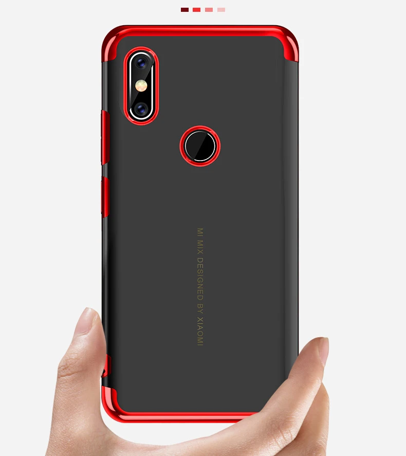 Роскошный прозрачный чехол из ТПУ для Xiaomi Redmi Note 6 Pro защитный мягкий силиконовый