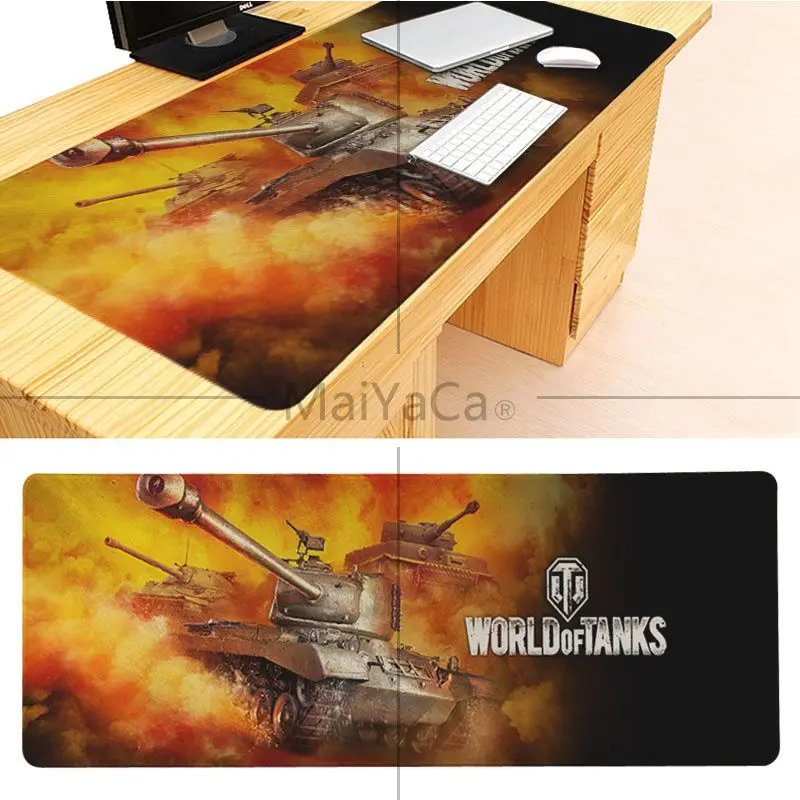 MaiYaCa World of Tanks коврик для мыши Коврик для мыши Notbook компьютерный коврик для мыши оверлок край большой игровой коврик оверлок край коврик для мыши - Цвет: Lock Edge 30x60cm