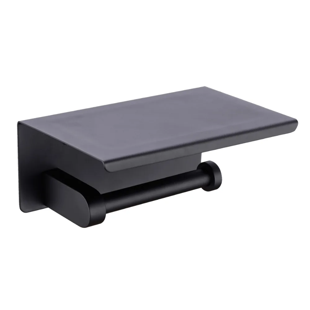 AODEYI черная рулонная коробка из нержавеющей стали держатель для туалетной бумаги