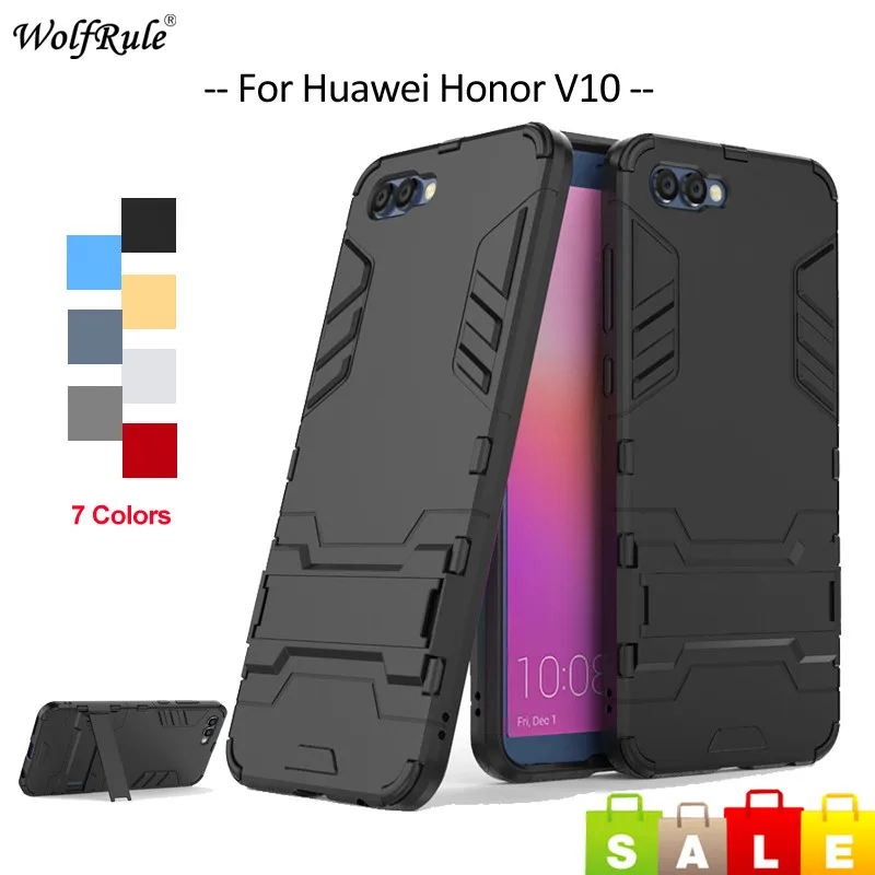 Чехол для Huawei Honor вид 10 чехол армированный телефона из поликарбоната и ТПУ