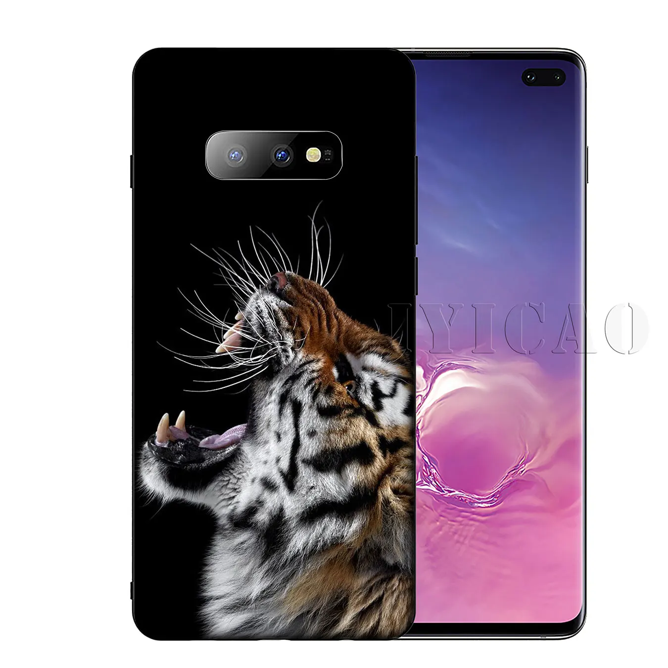 IYICAO тигр лев Король Мягкий силиконовый чехол для телефона Samsung Galaxy S10 S9 S8 Plus S6 S7 Edge