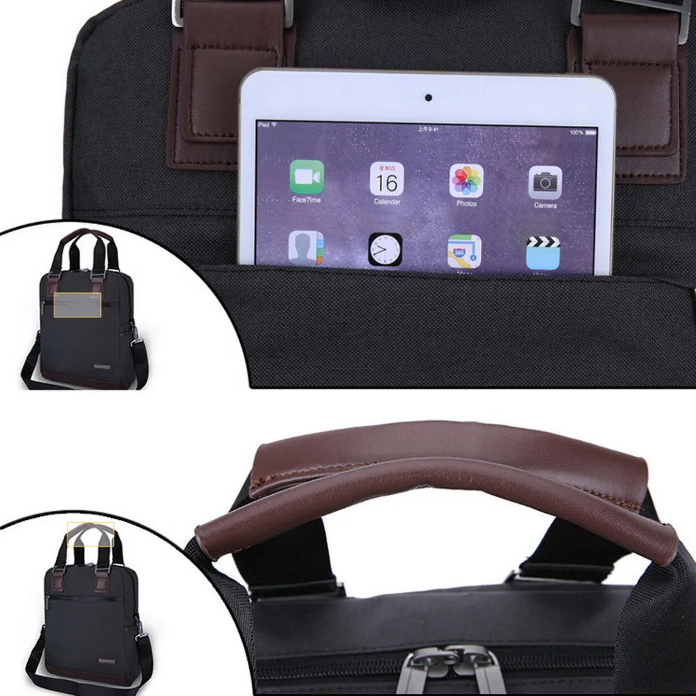 Messenger 14 Inch Laptop Women Briefcase Men Business Shoulder Bag For 7.9