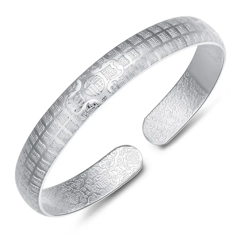 Браслет S990 sv100 в народном стиле с выцветающим покрытием|bracelet plated|silver open braceletopen