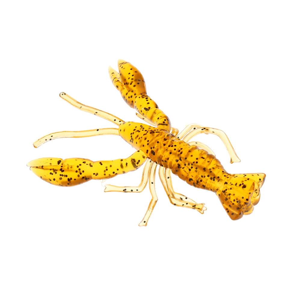

50x Crayfish Fishing Lures Crawfish Soft Bait Luminous Saltwater Freshwater Senuelos de pesca leurres de peche