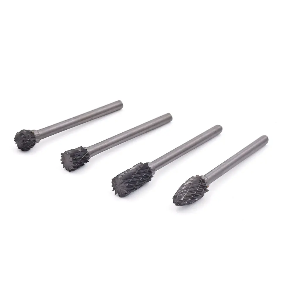 10 шт. карбидные роторные пилки инструменты Абразивные буры шлифовальные круги