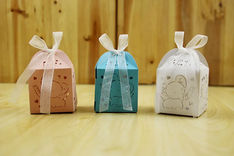 3000 шт. креативная лазерная резка с вырезами слон мультяшное животное для