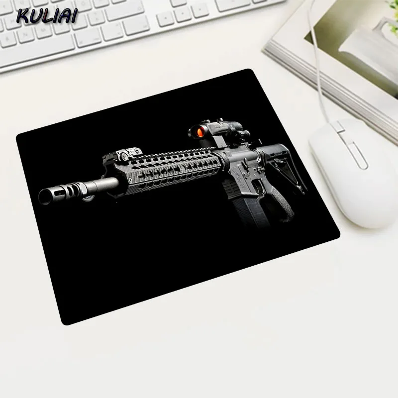 Игровой маленький коврик для мыши XGZ Ar15 M4a1 точное позиционирование оптической