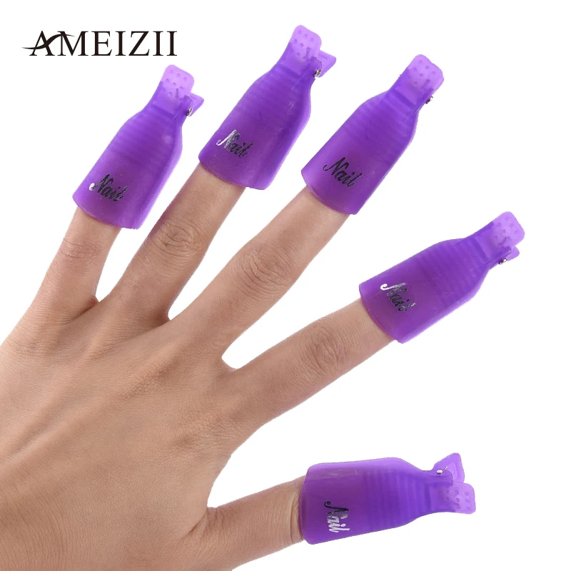 Ameizii Горячая продажа 10 шт./компл. красочные пластиковые ногтей искусство личная