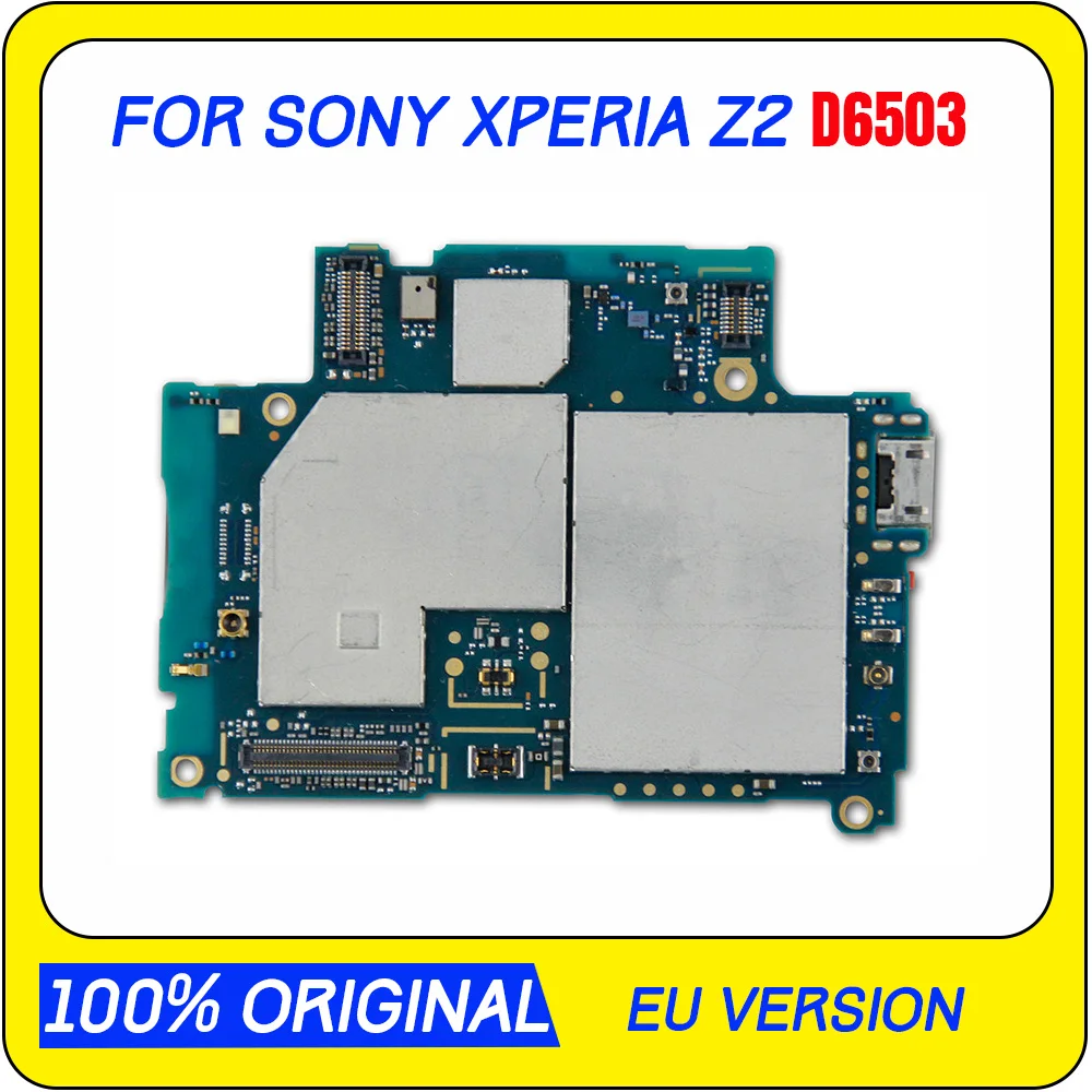 Оригинальная разблокированная плата для Sony Xperia Z2 D6503 материнская с программным