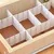 

6Pcs Adjustable Wardrobe Drawer Divider Storage Clapboard For Ties Socks Bra Underwear lingerie Organizer Cabinet Dividers