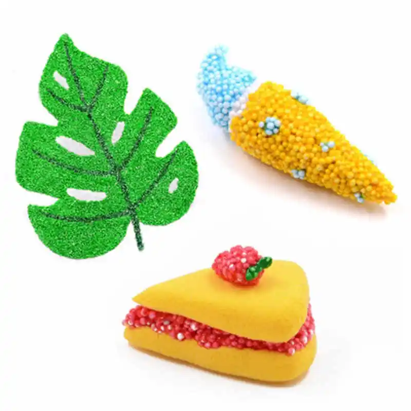 Новые 8 шт. 5g Снег Грязь пушистый Floam Slime DIY головоломки шарик игрушка светильник