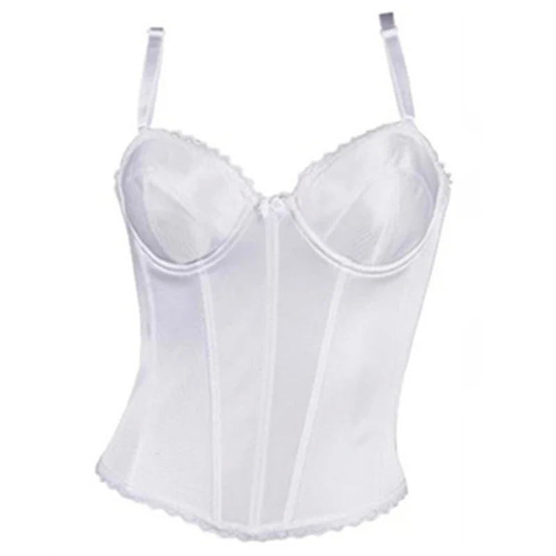 Новинка 2016 элегантные белые сексуальные женские свадебные корсеты и бюстье для