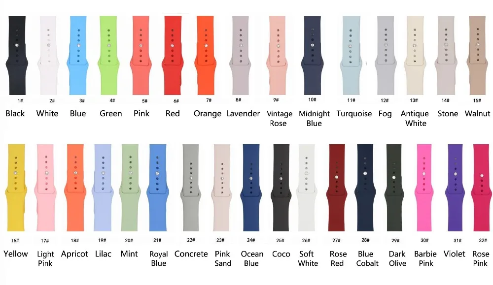 Soft Silicone Replacement Sport Band For Apple Watch Series4/3/2/1 44mm 40mm 42mm 38mm Wrist Bracelet Strap | Наручные часы