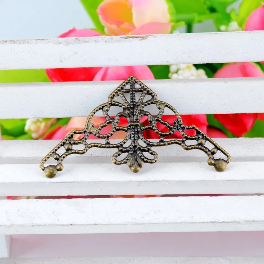 Бесплатная доставка розничная продажа 50 шт. филигранные обертки коннекторы