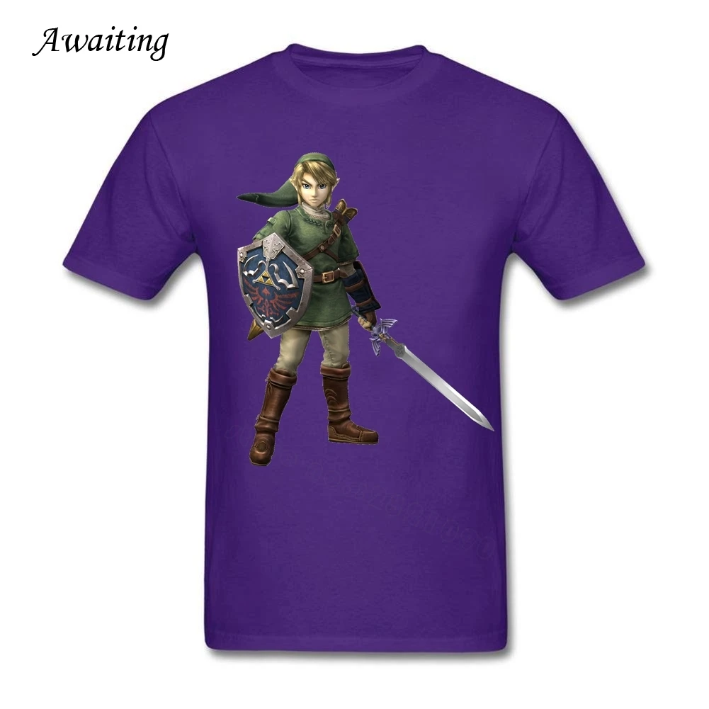 Hero Hyrule Мужской Футболки Летом Фитнес Тройники Для Мужчин 100% Хлопка С Коротким