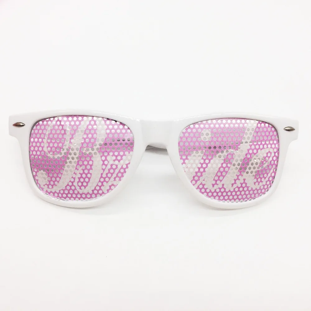 Смешные очки для вечеринки свадебные девичники невесты розовые вечерние