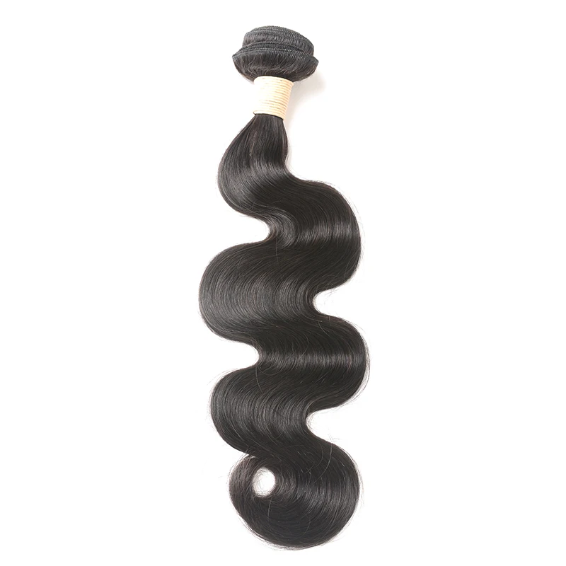 Natural Color HairUGo малазийские объемные волнистые волосы, пряди с закрытием, блонд, Бургунди, Омбре, человеческие волосы, двойной уток, волосы remy - Цвет: Natural Color