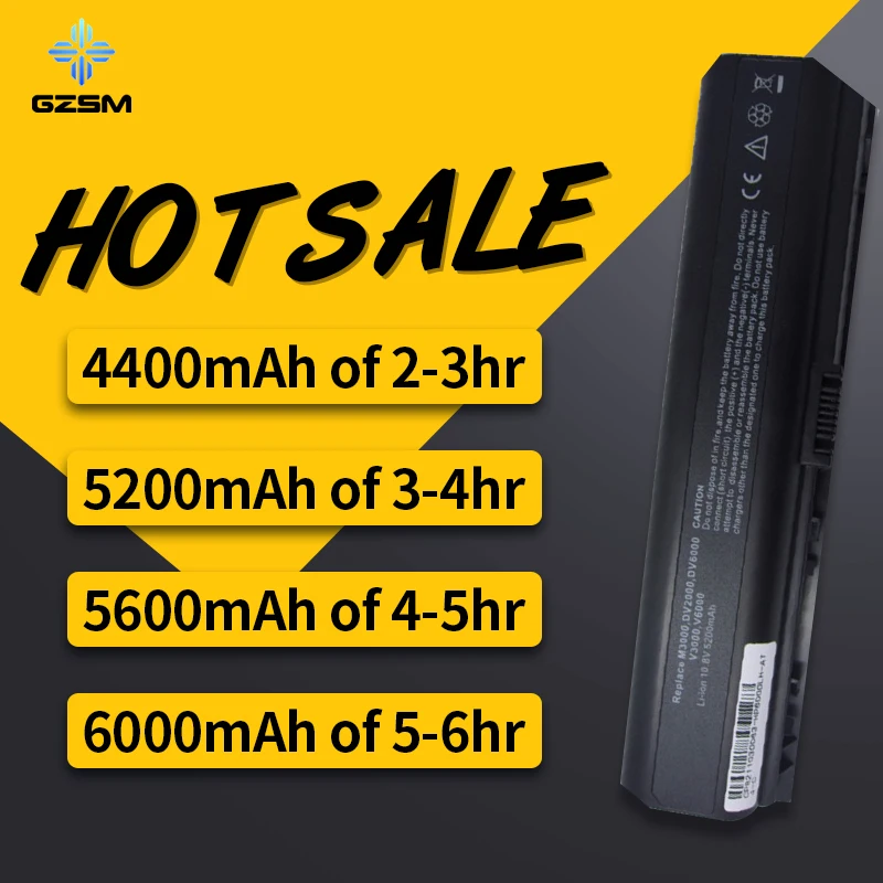 HSW Аккумулятор для ноутбука HP Pavilion dv6800 dv6900 dv2800t G7000 G6000 dv2000 dv2100 dv2200 dv2300 dv2400 dv2500 Bateria
