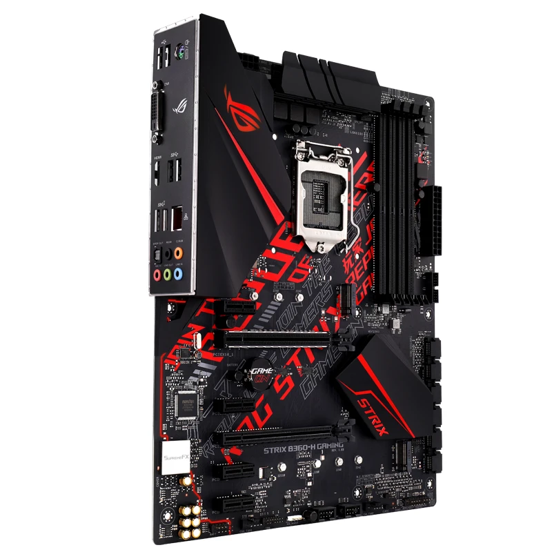 Asus ROG strix B360-H игровая настольная Материнская плата Intel B360 LGA 1151 розетка DDR4 64 Гб электронная Спортивная Игровая плата