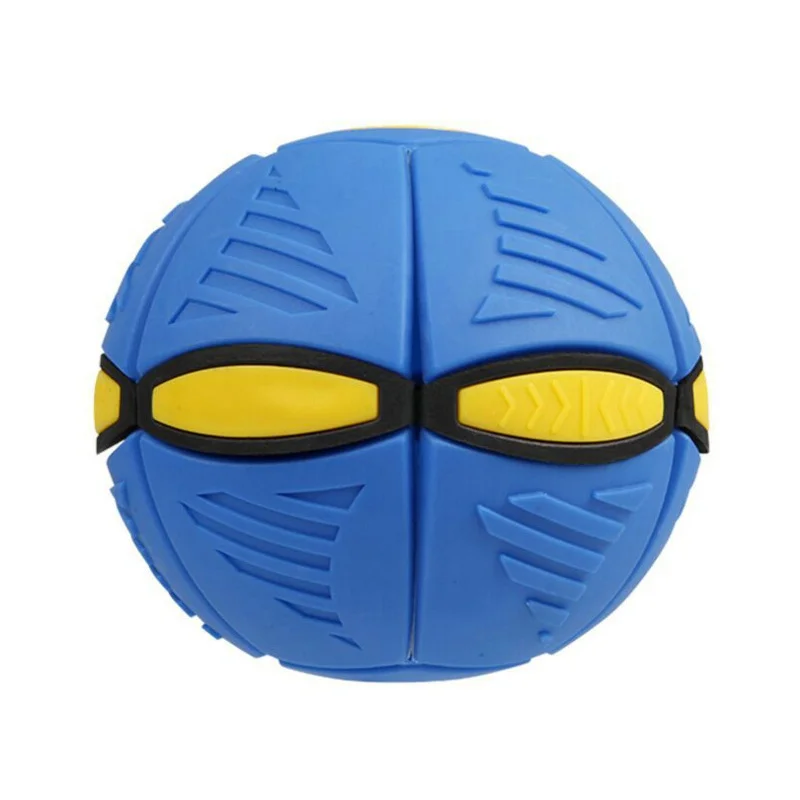 Красный синий НЛО плоский мяч магический летающая тарелка Волшебная форма для