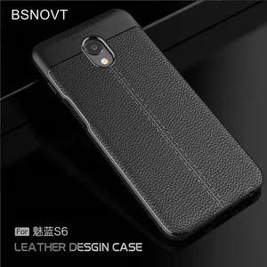 for meizu m6s case soft luxury leather tpu anti knock phone case for meizu meilan m6s case for meizu m6s mblu s6 cover bsnovt free global shipping