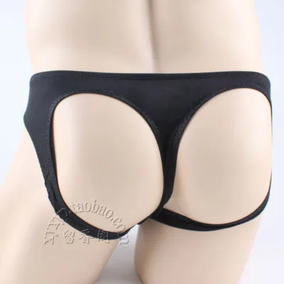 Мужское забавное нижнее белье сексуальное атласное с вырезами из полипропилена