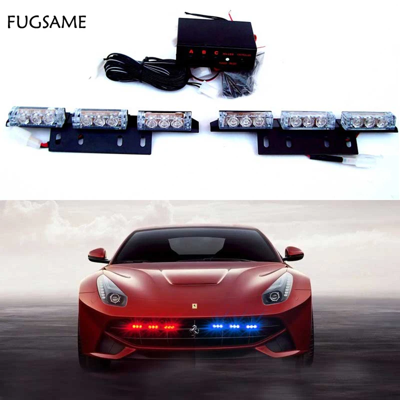 FUGSAME 2*9 18 Предупреждение ительная мигающая стробоскопическая вспышка 3 режима 12 В.