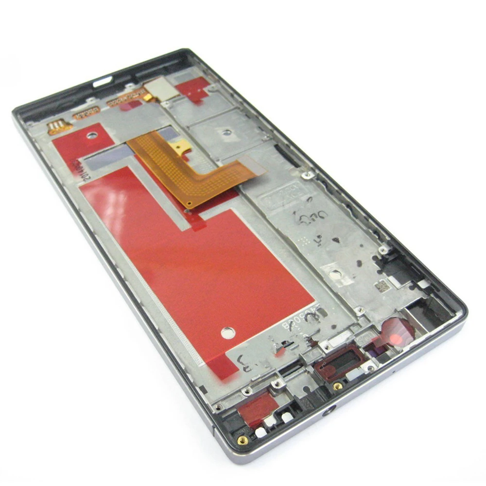 + Для huawei Ascend P7 L00 L05 L10 с рамкой ЖК дисплей Экран Сенсорный экран планшета Дисплей