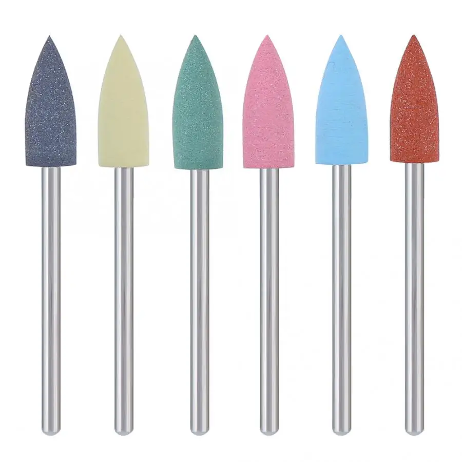 Маникюрный аппарат 6 шт. профессиональный набор сверл для ногтей Шлифовальная