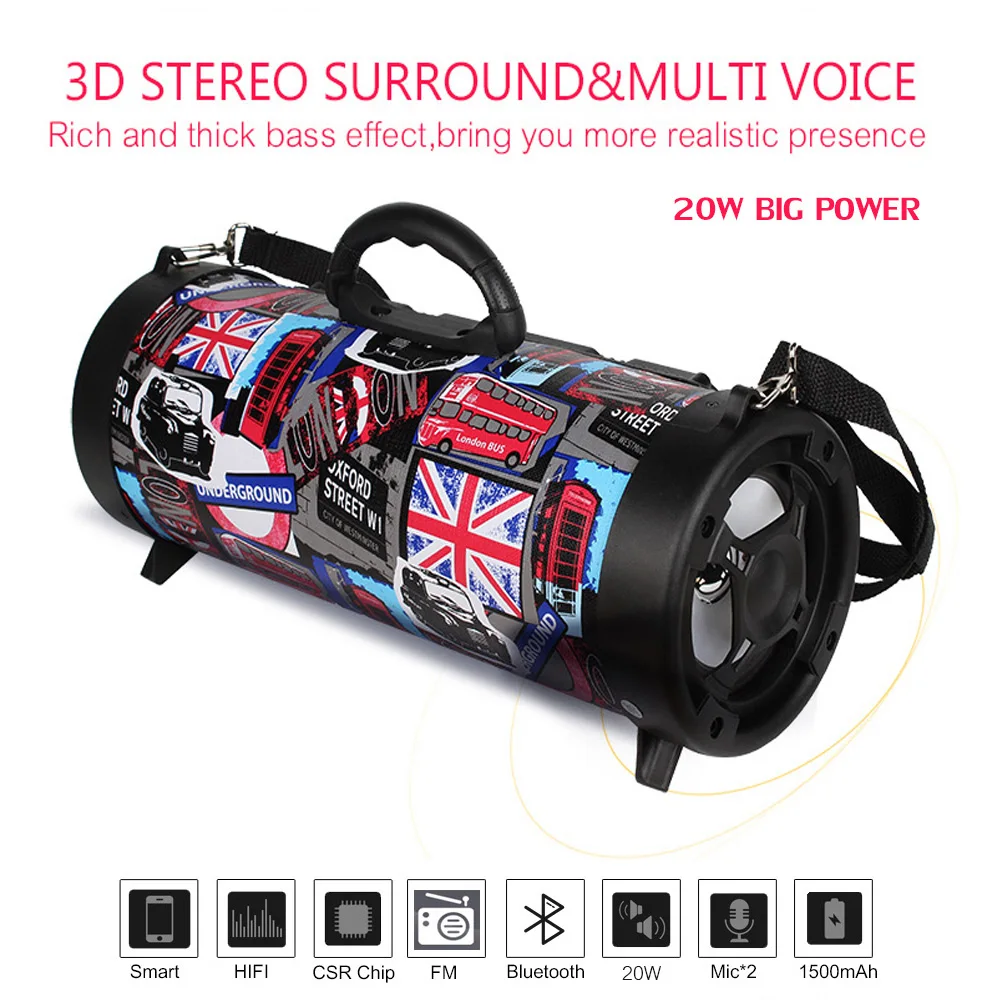 Hifi Портативная Bluetooth колонка fm радио движение KTV 3 звуковых блока беспроводной