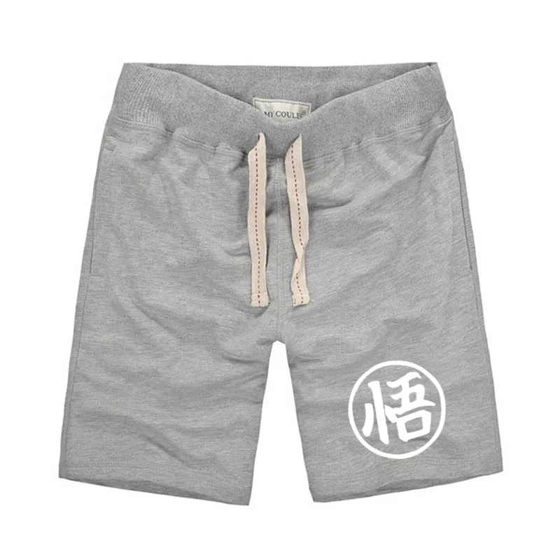 item02 - grey 2 Мужские шорты, комбинезон с принтом Dragon Ball Z, костюм Vegeta, повседневные летние новые пляжные шорты для мужчин, шорты Goku GUI KAME, 7 цветов - Цвет: item02 - grey 2