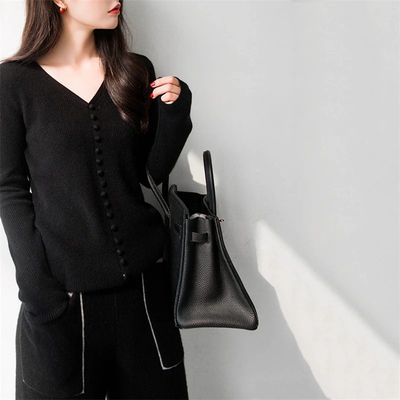 Autumn Winter Sweater Women Pullovers Top Wool Long Sleeve Female Soft Jumper Sexy V Neck Pullover Jersey Mujer | Женская одежда