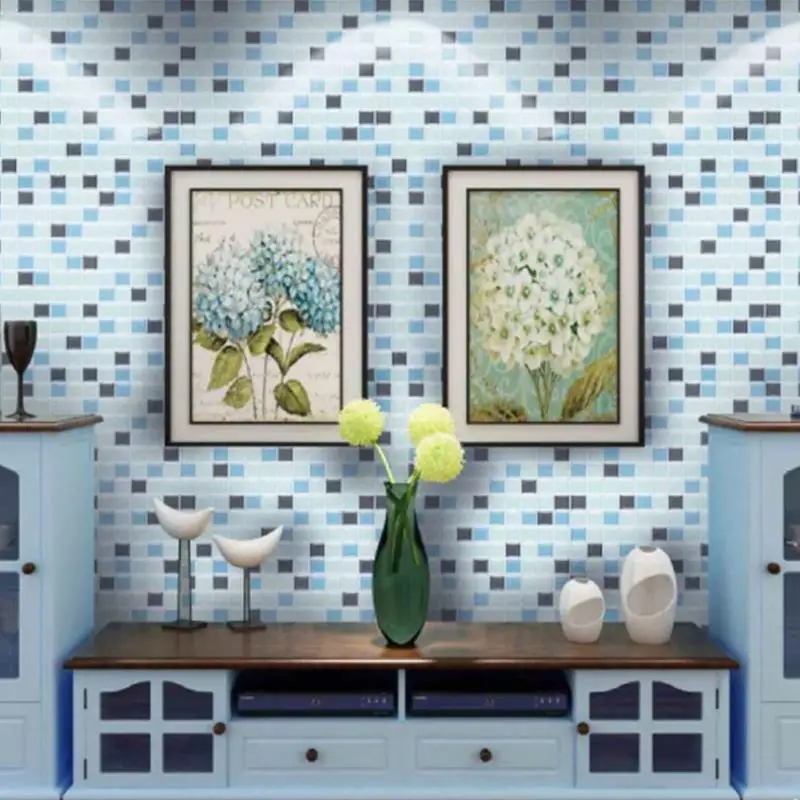 Самоклеящаяся мозаичная плитка наклейка на стену DIY Кухня Ванная комната
