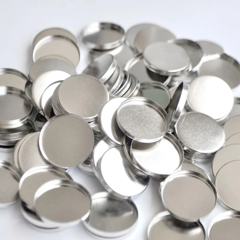 26 мм размер железные пустые кастрюли для DIY теней век Румяна консилер палитра