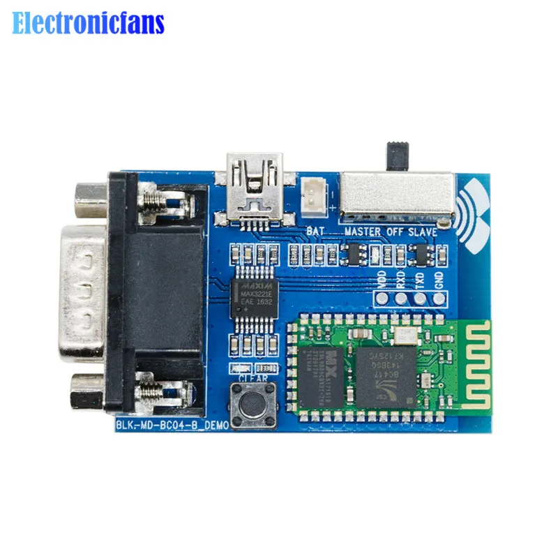 Последовательный адаптер связи RS232 Bluetooth Master-Slave 2 режима 5 в Mini USB последовательный