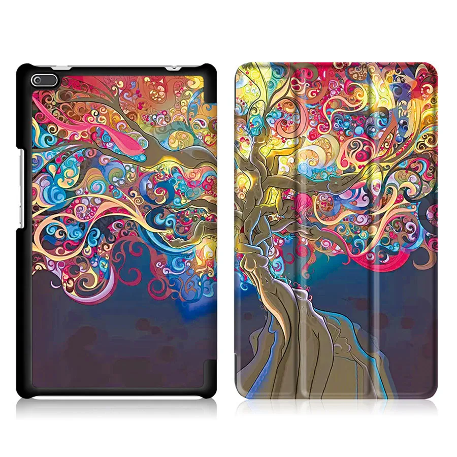 Из искусственной кожи чехол Чехол для lenovo Tab4 Tab 4, 8 TB-8504x TB-8504F TB-8504N TOUCHBeauty TB-850 4, 8 дюймов планшет Funda Чехол-книжка на магните чехол+ Защитная пленка на экран+ подставка для ручек