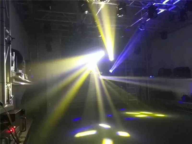 6 шт. dj party lights 25 Вт led moving head rgbw 4в1 вращающийся движущийся головной свет 4x25|Эффект