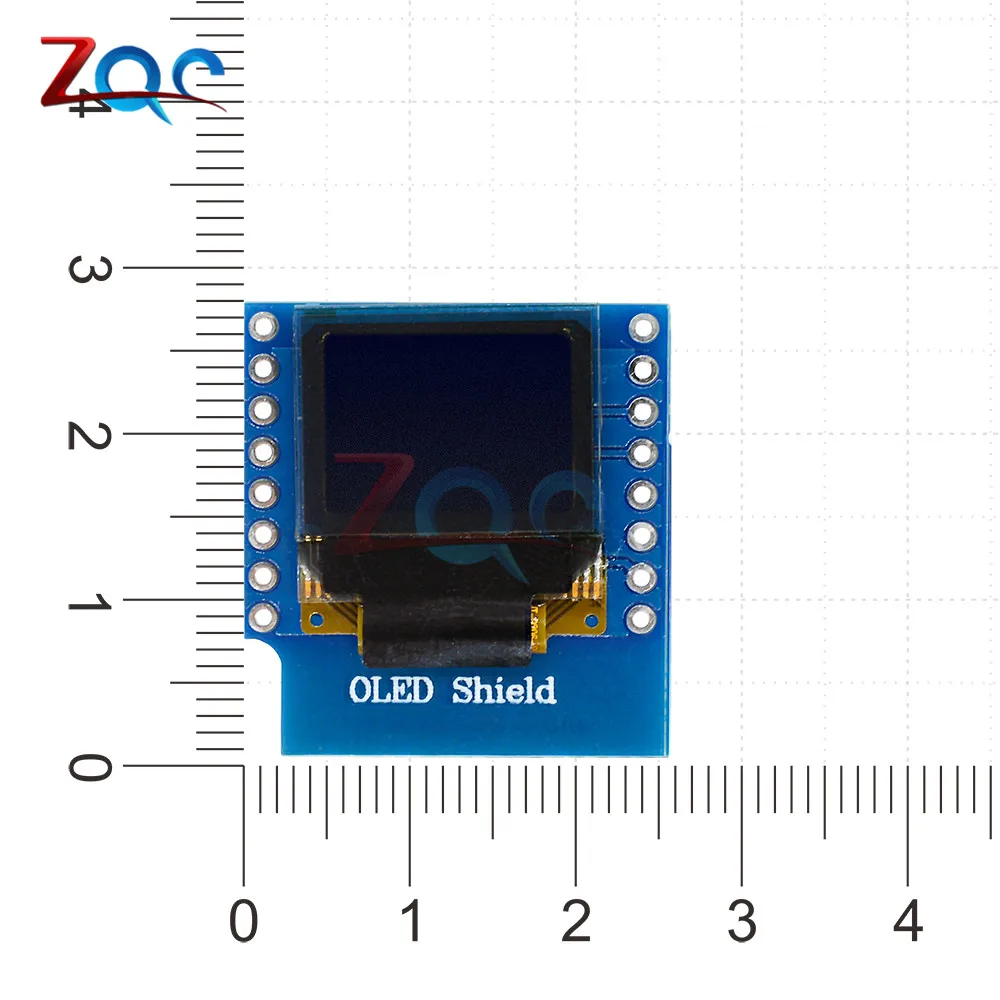 SSD1306 OLED щит для WeMos D1 mini 0 66 &quotДве кнопки IIC I2C IOT 66&quot дюймов 64X48 Arduino совместимый
