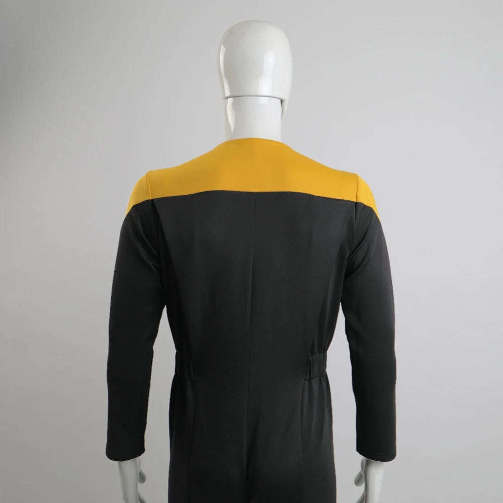 Звезда космоса девять Trek коммандер Сиско униформой комбинезон желтого цвета