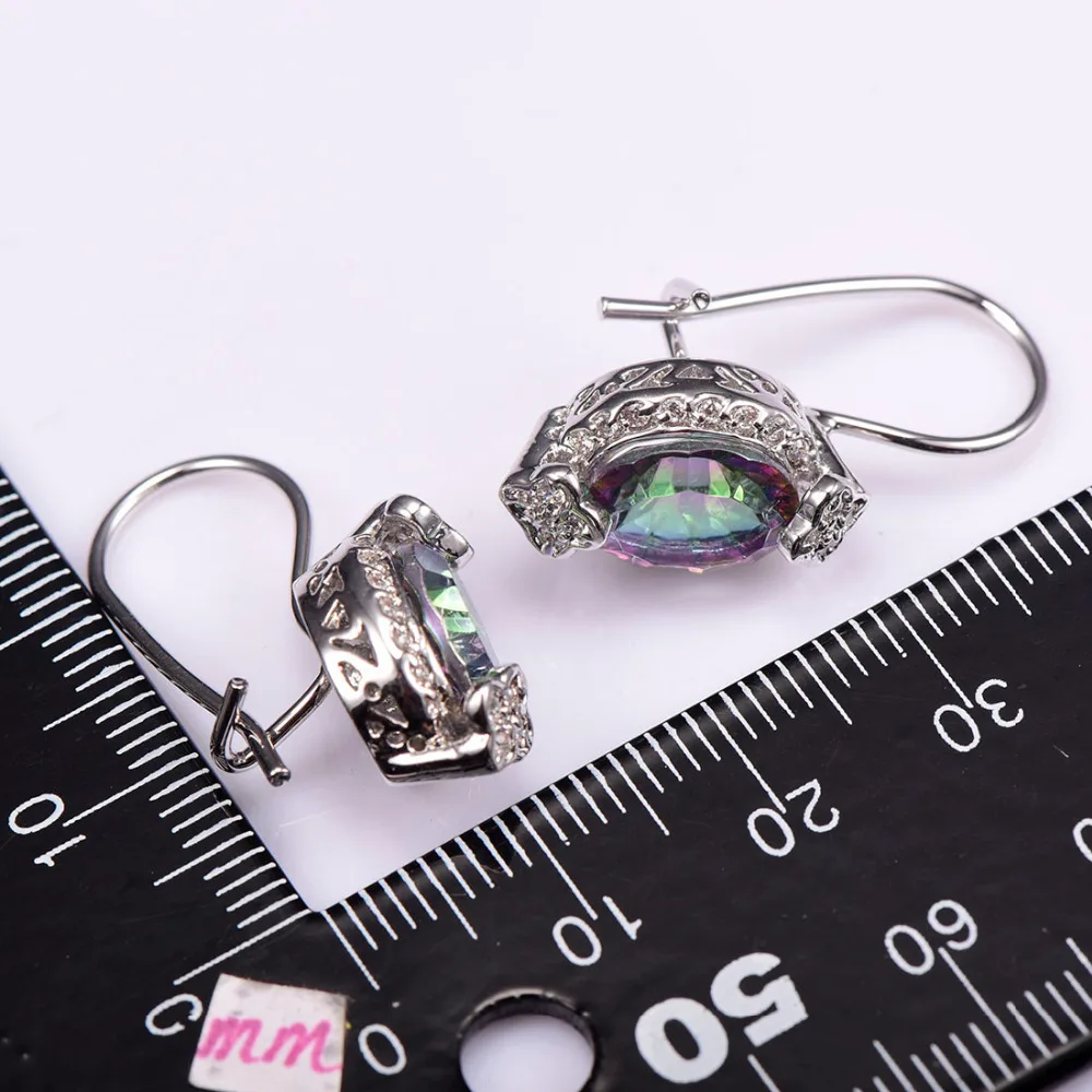 Женские серьги подвески из серебра 925 пробы с кристаллами|womens dangle earrings|dangle
