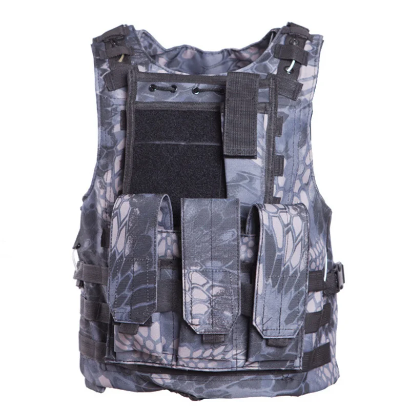 Мужской тактический жилет для страйкбола военный амфибия Molle Мультикам спецназ