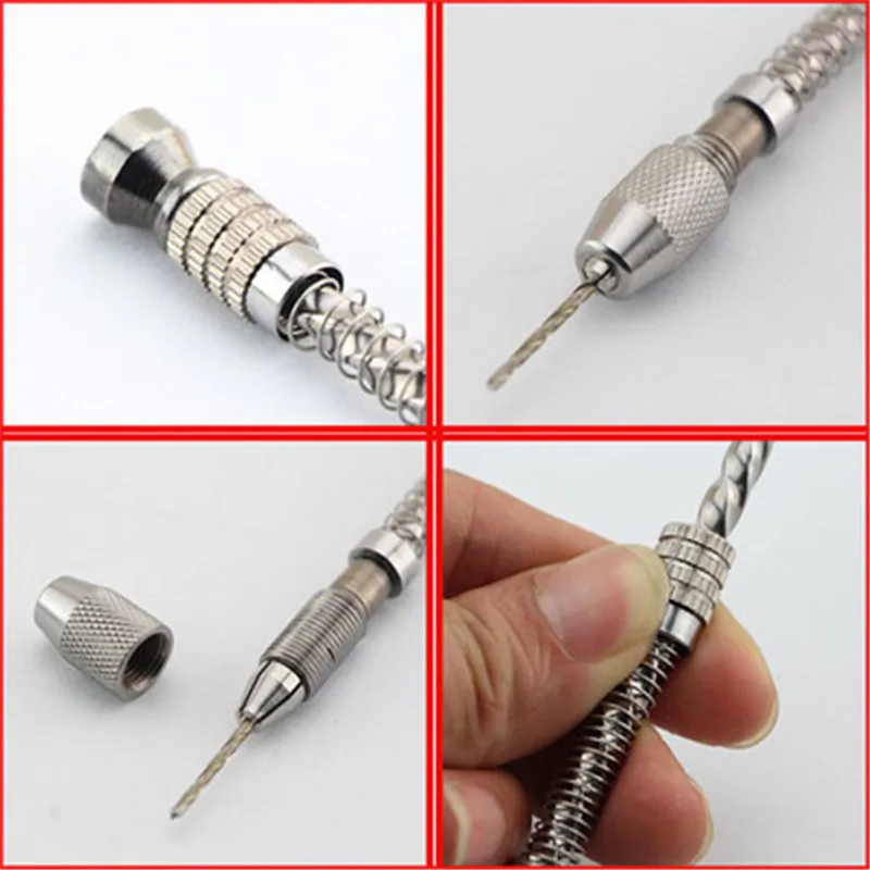 Полуавтоматическая дрель DIY модель инструмента wenwan ручная из алюминиевого