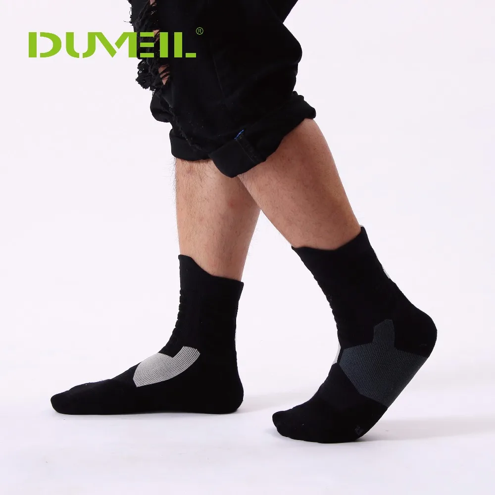 DUVEIL мужские спортивные носки Assist высокие для баскетбола профессиональные