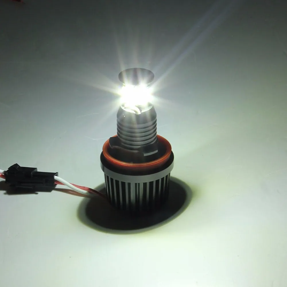 Бесплатная доставка 120 Вт белый 6000K CREE XT-E светодиодный чипы Halo Ангельские глазки H8