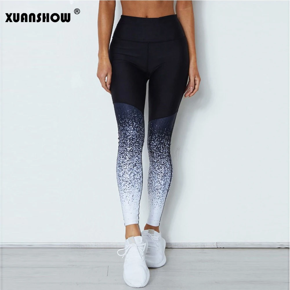 Женские спортивные костюмы XUANSHOW модные укороченные верхние жилеты и леггинсы