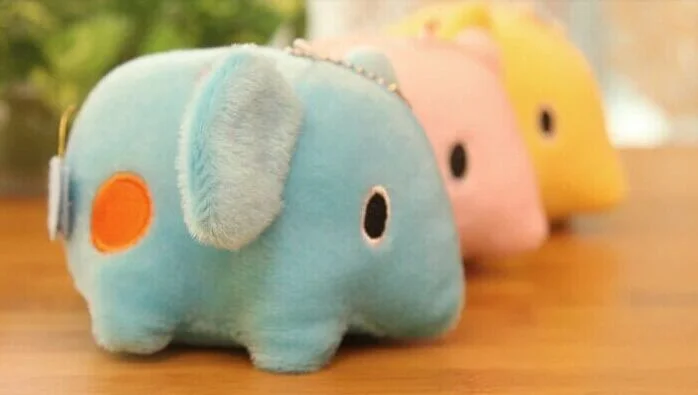 10 см плюшевый слон плюшевые игрушки кукла брелок подарок плюшевая игрушка