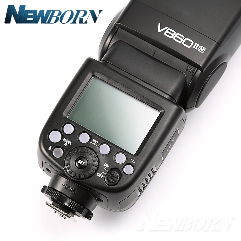 Вспышка Godox V860II N GN60 i TTL HSS 1/8000s Speedlite с литий ионным аккумулятором + передатчик Xpro