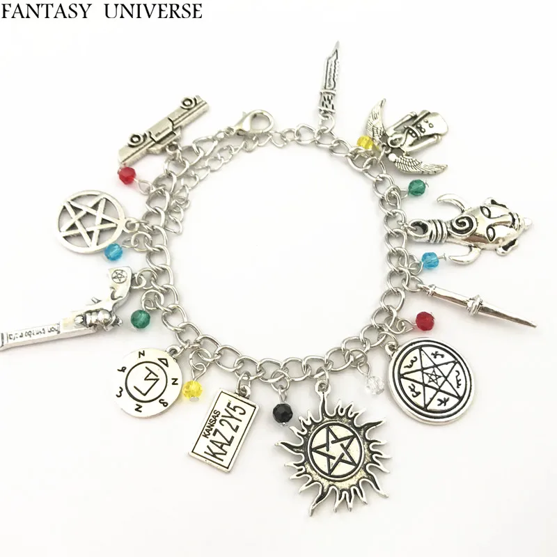 

FANTASY UNIVERSE Movie HP Fashion High Quality Metal Supernatural charm Bracelet Cosplay Jewelry Kawaii Woman/Man Gift