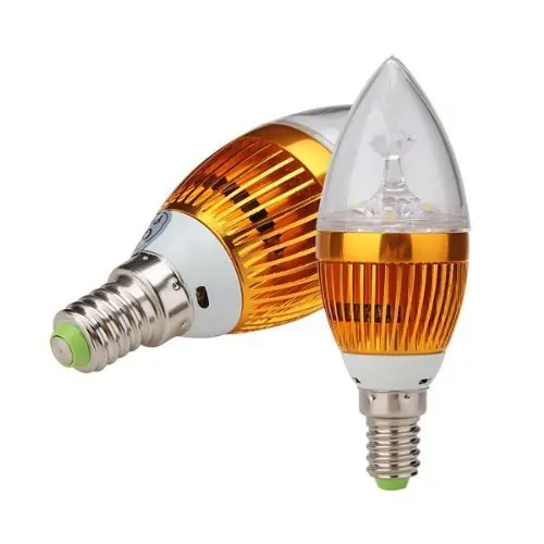 HR 4 X E14 Ampoule Lampe Spot 3 светодиода Blanc Chaud 3600 K 6000 6W Бесплатная доставка Свеча лампа|candle